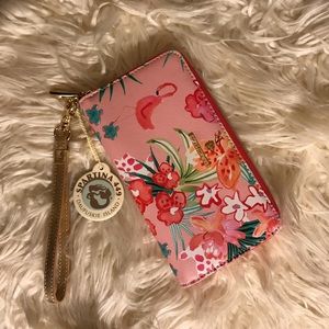 Spartina Retreat Wrist Wallet Flamingo 🦩
